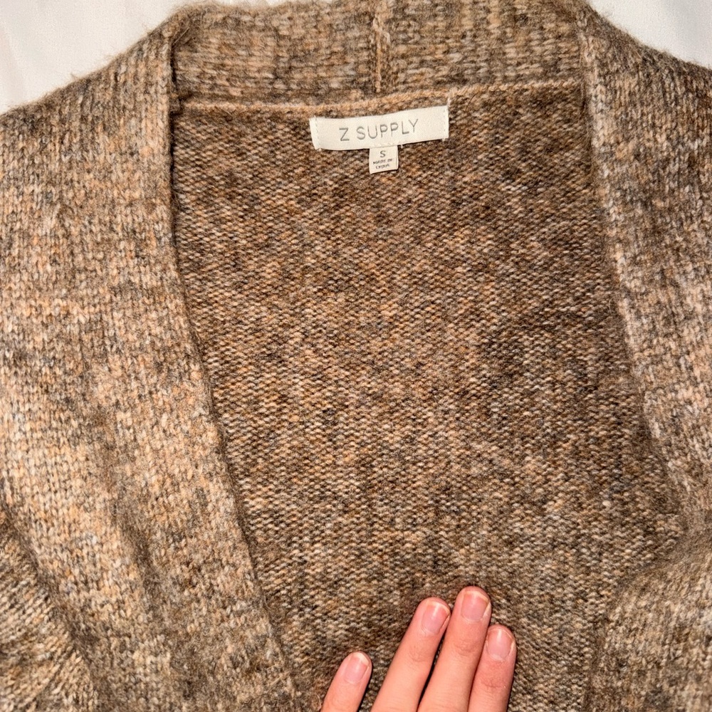 Z Supply Women's Tan/Brown Cardigan